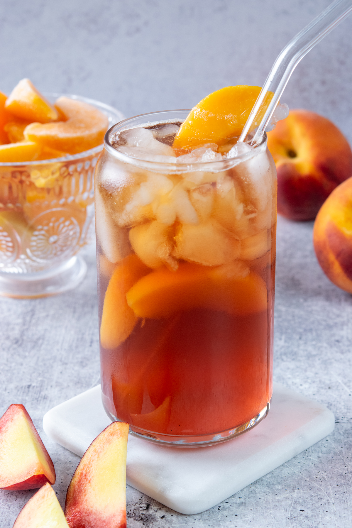 Real Peach Iced Tea: Sweet & Refreshing Summer Staple